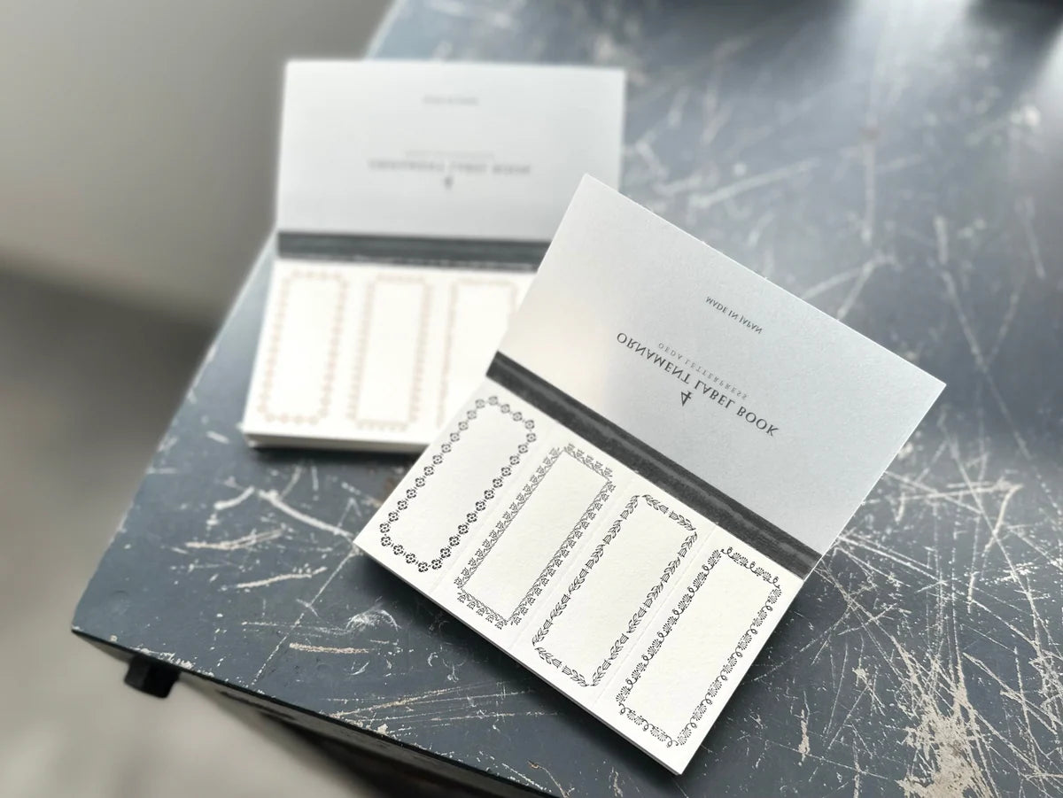 OEDA Letterpress 4 Ornament Label Book