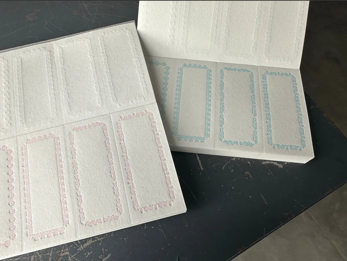 OEDA Letterpress 4 Ornament Label Book