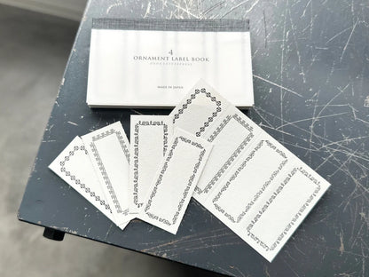OEDA Letterpress 4 Ornament Label Book