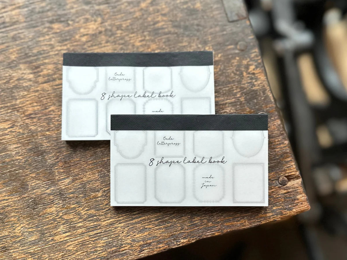 OEDA Letterpress 8 Shape Label Book