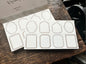 OEDA Letterpress 8 Shape Label Book