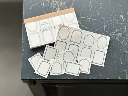 OEDA Letterpress 8 Shape Label Book