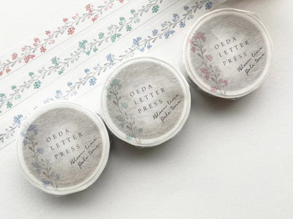OEDA Letterpress Masking Tape Bloom Line (10mm x 5m)