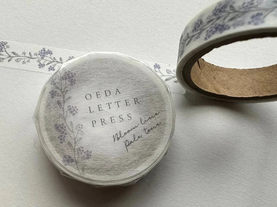 OEDA Letterpress Masking Tape Bloom Line (10mm x 5m)