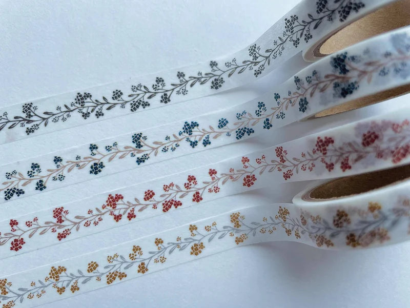 OEDA Letterpress Masking Tape Bloom Line (10mm x 5m)