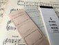 OEDA Letterpress 5 Word Label Book