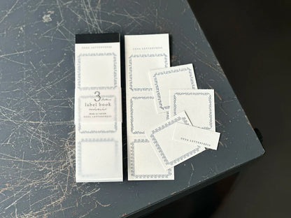 OEDA Letterpress 3 Pattern Mini Label Book