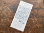 OEDA Letterpress Stamp Sticker Sheet