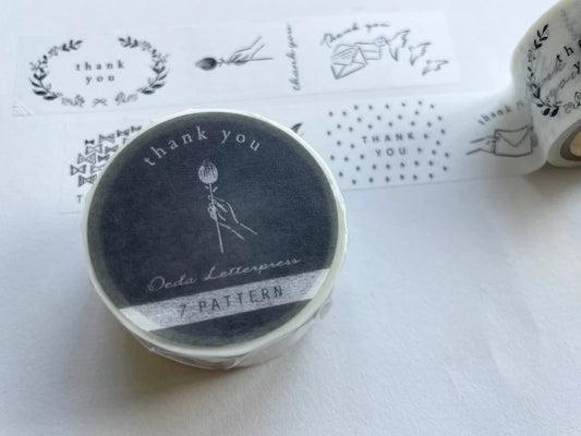 OEDA Letterpress Masking Tape 20mm x 5m