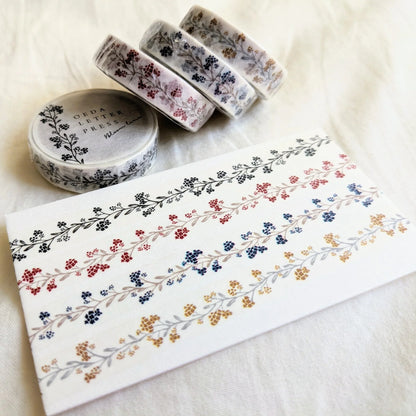 OEDA Letterpress Masking Tape Bloom Line (10mm x 5m)