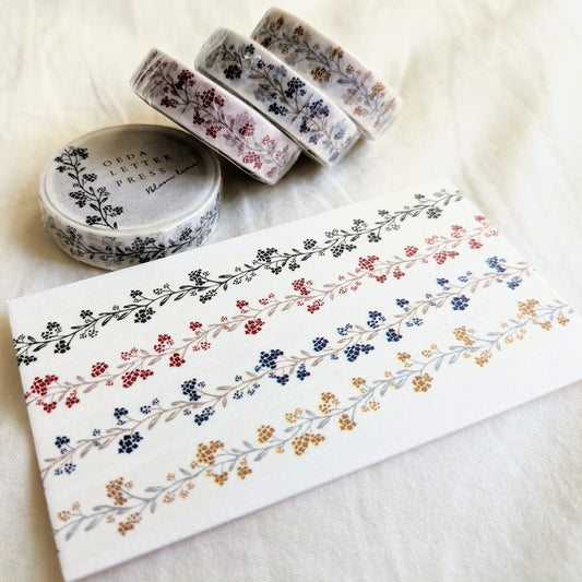 OEDA Letterpress Masking Tape Bloom Line (10mm x 5m)