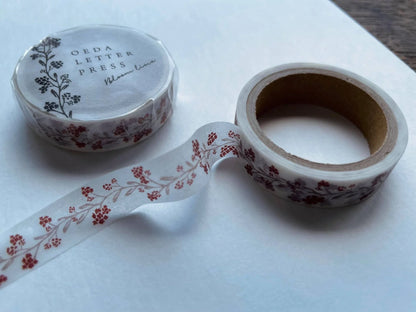 OEDA Letterpress Masking Tape Bloom Line (10mm x 5m)