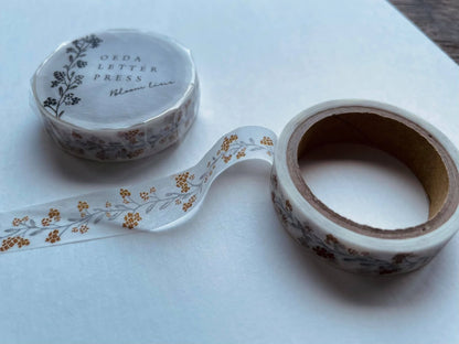 OEDA Letterpress Masking Tape Bloom Line (10mm x 5m)