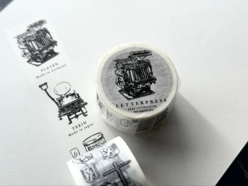 OEDA Letterpress Masking Tape Mellow and 10th Anniversary (25mm x 5m)