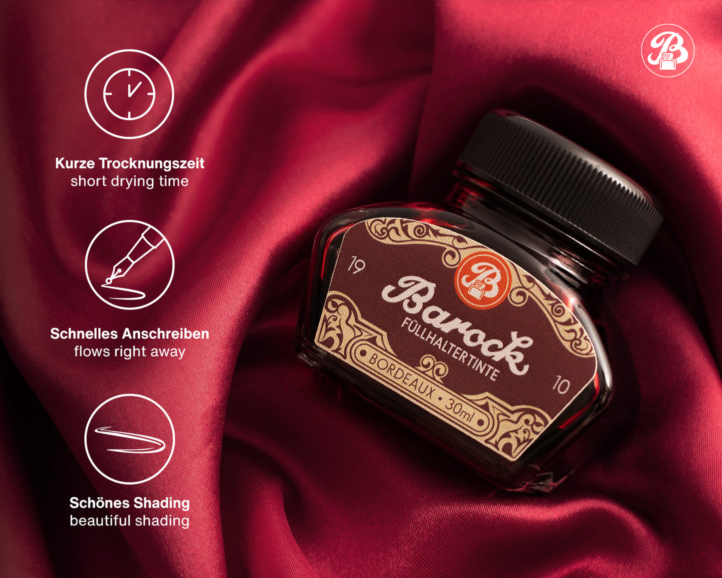 Octopus Fluids Barock 1910 Fountain Pen Ink [30ml]