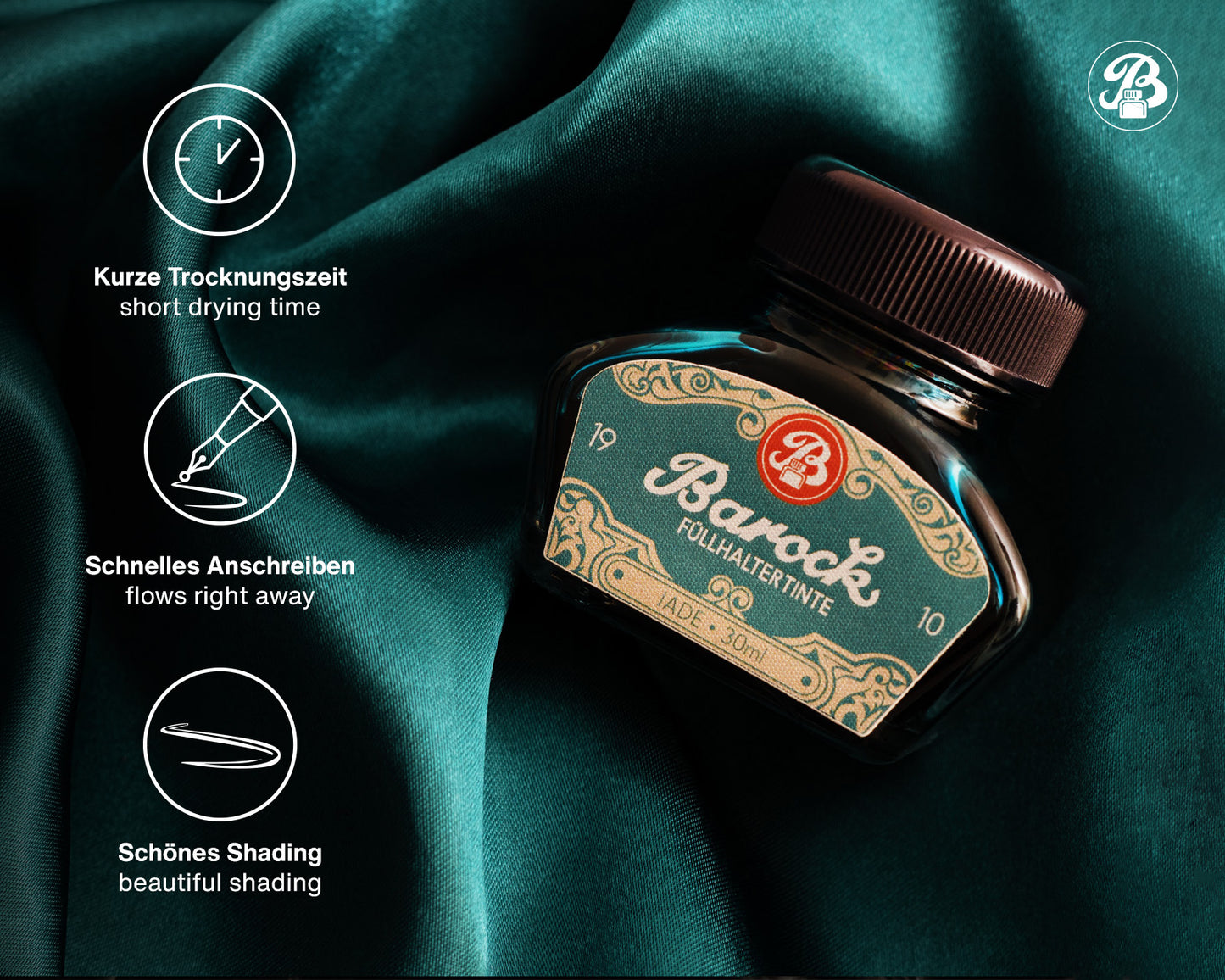 Octopus Fluids Barock 1910 Fountain Pen Ink [30ml]