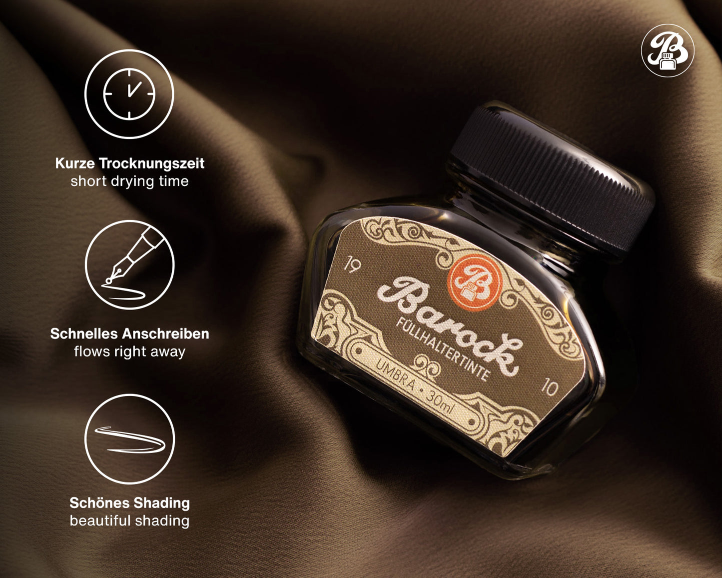 Octopus Fluids Barock 1910 Fountain Pen Ink [30ml]