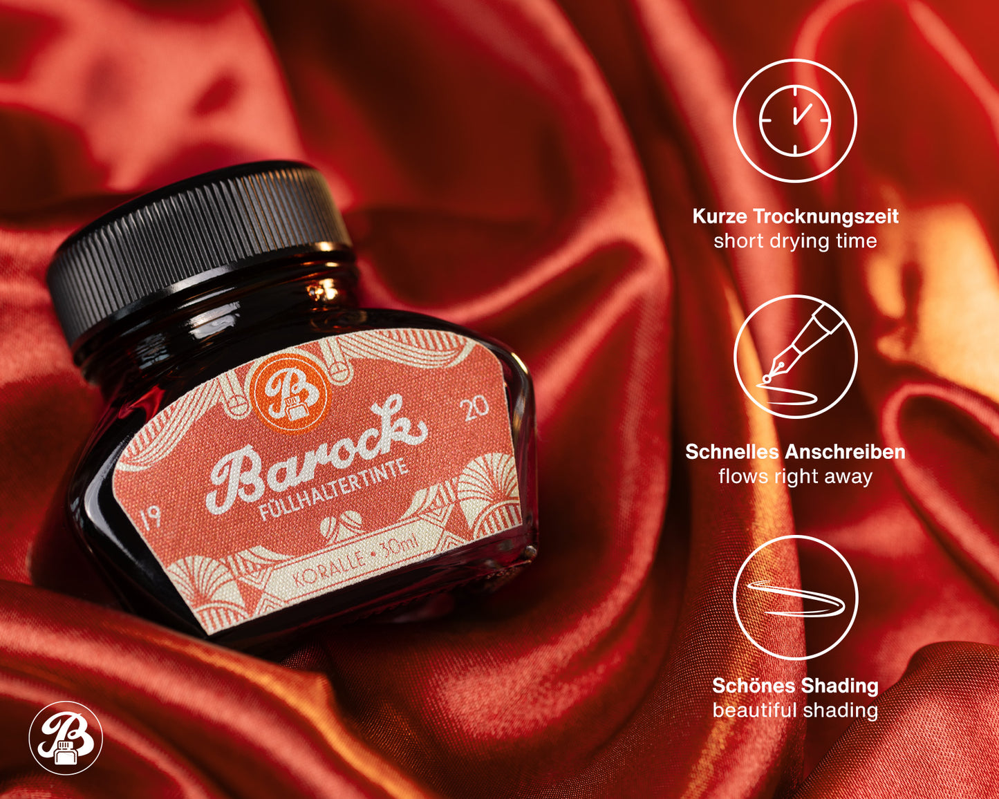 Octopus Fluids Barock 1920 Fountain Pen Ink [30ml]