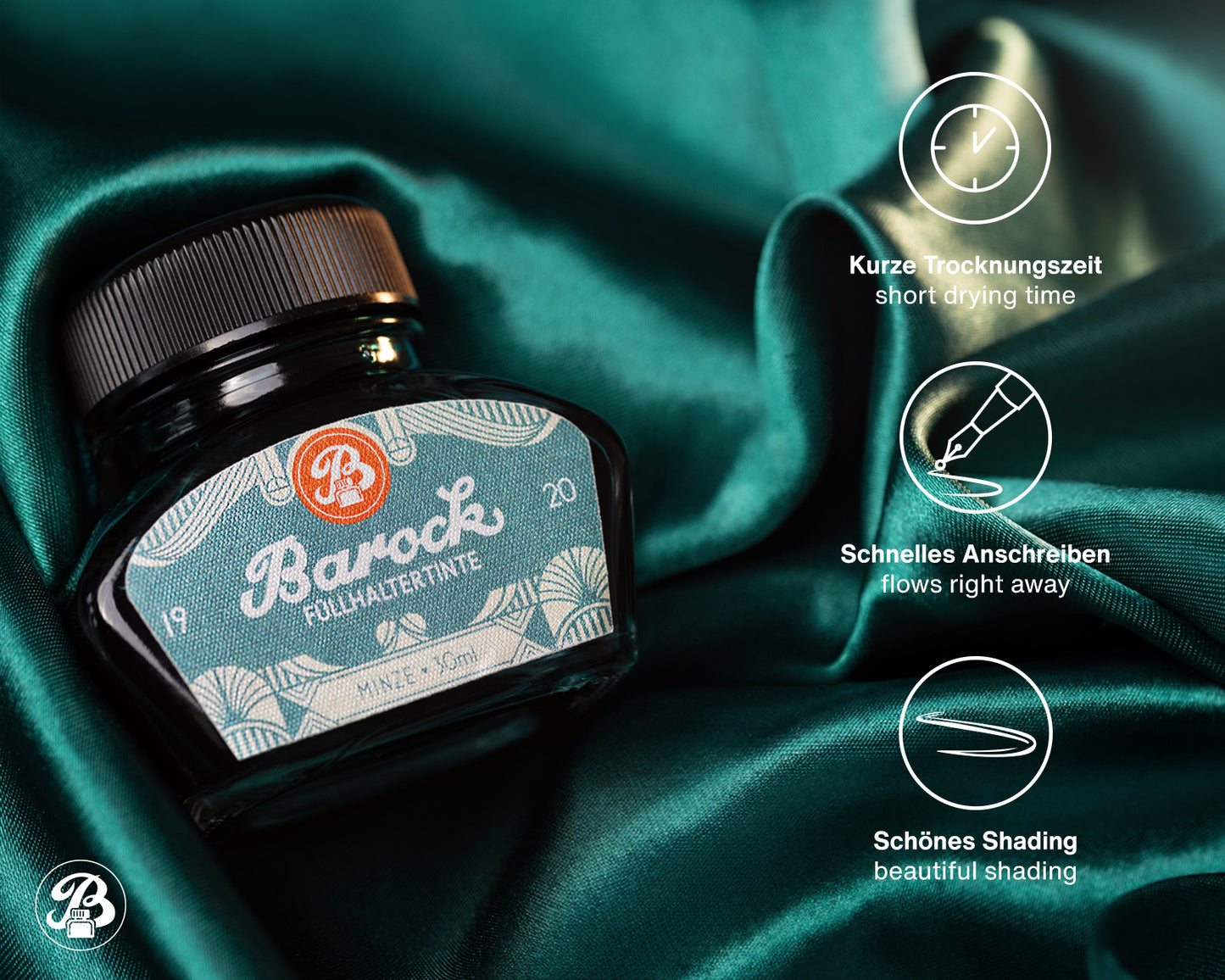 Octopus Fluids Barock 1920 Fountain Pen Ink [30ml]
