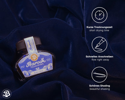 Octopus Fluids Barock Fountain Pen Ink [30ml] Limited Edition Blau 2025