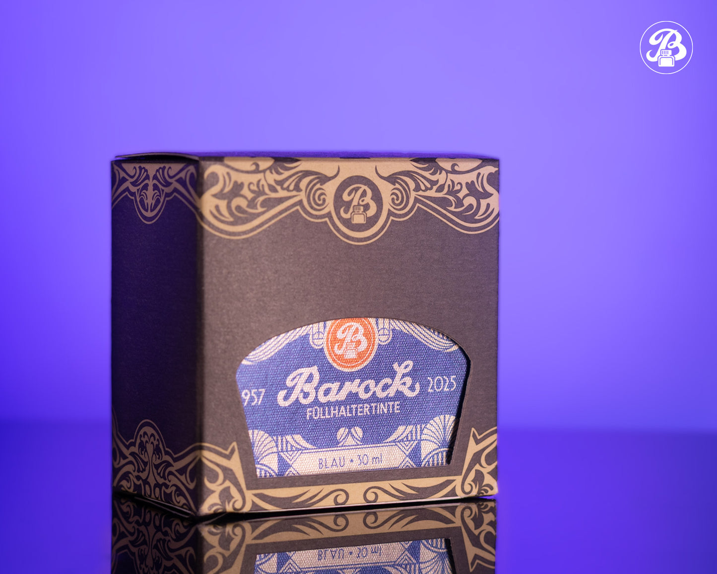 Octopus Fluids Barock Fountain Pen Ink [30ml] Limited Edition Blau 2025