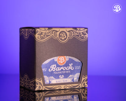 Octopus Fluids Barock Fountain Pen Ink [30ml] Limited Edition Blau 2025