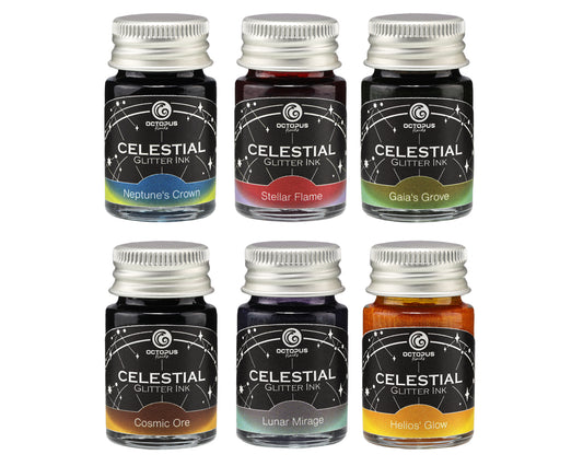 Octopus Fluids Celestial Glitter Inks [10ml]