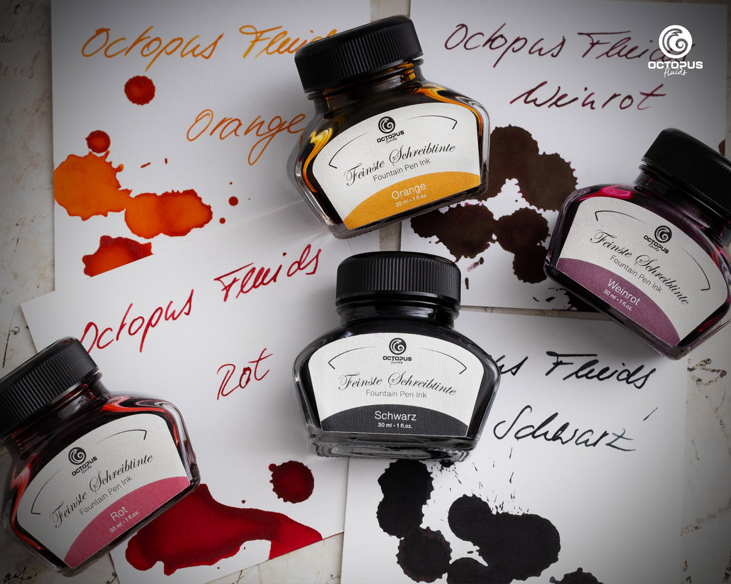 Octopus Fluids Classic Fountain Pen Ink [30ml]