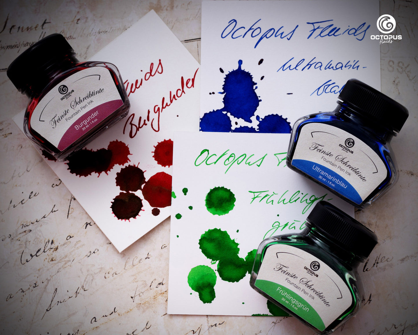 Octopus Fluids Classic Fountain Pen Ink [30ml]