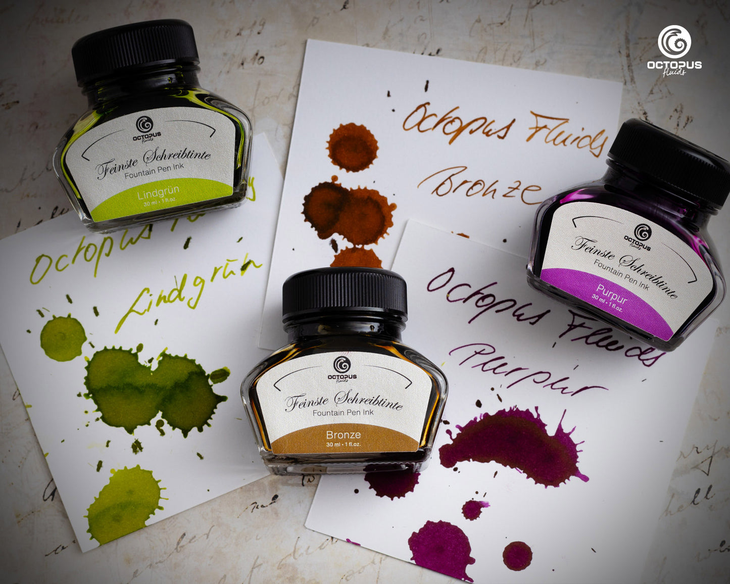 Octopus Fluids Classic Fountain Pen Ink [30ml]