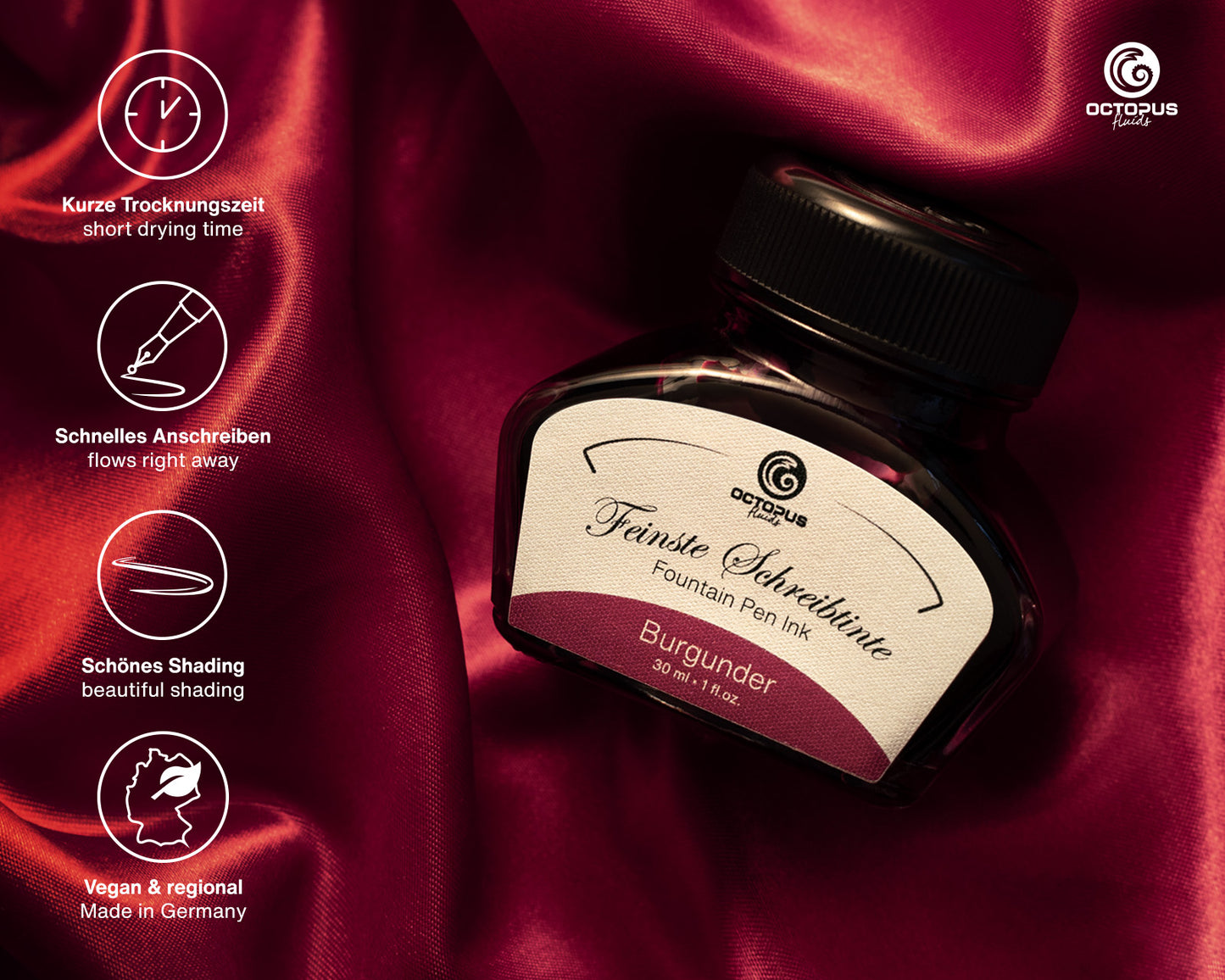 Octopus Fluids Classic Fountain Pen Ink [30ml]
