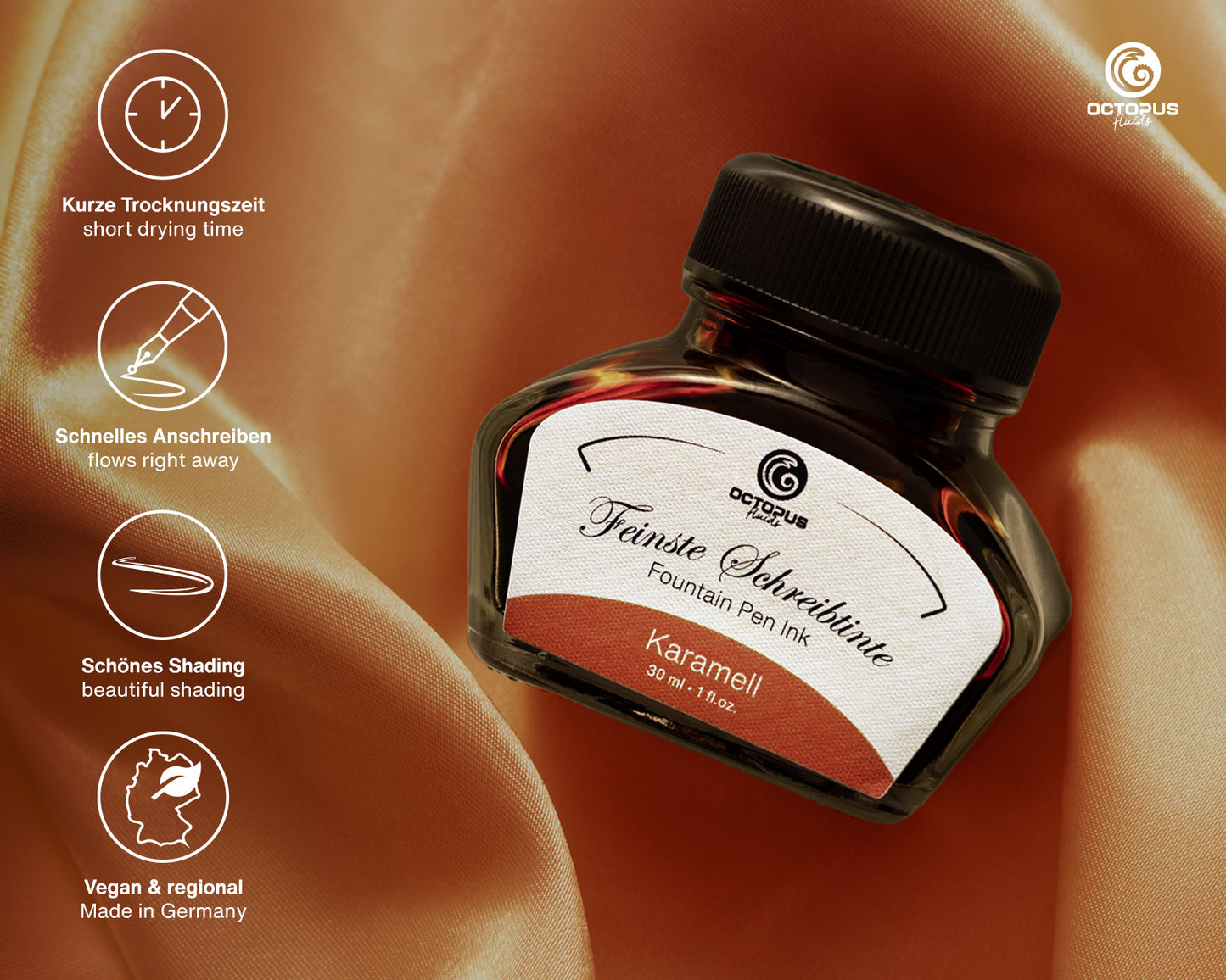 Octopus Fluids Classic Fountain Pen Ink [30ml]
