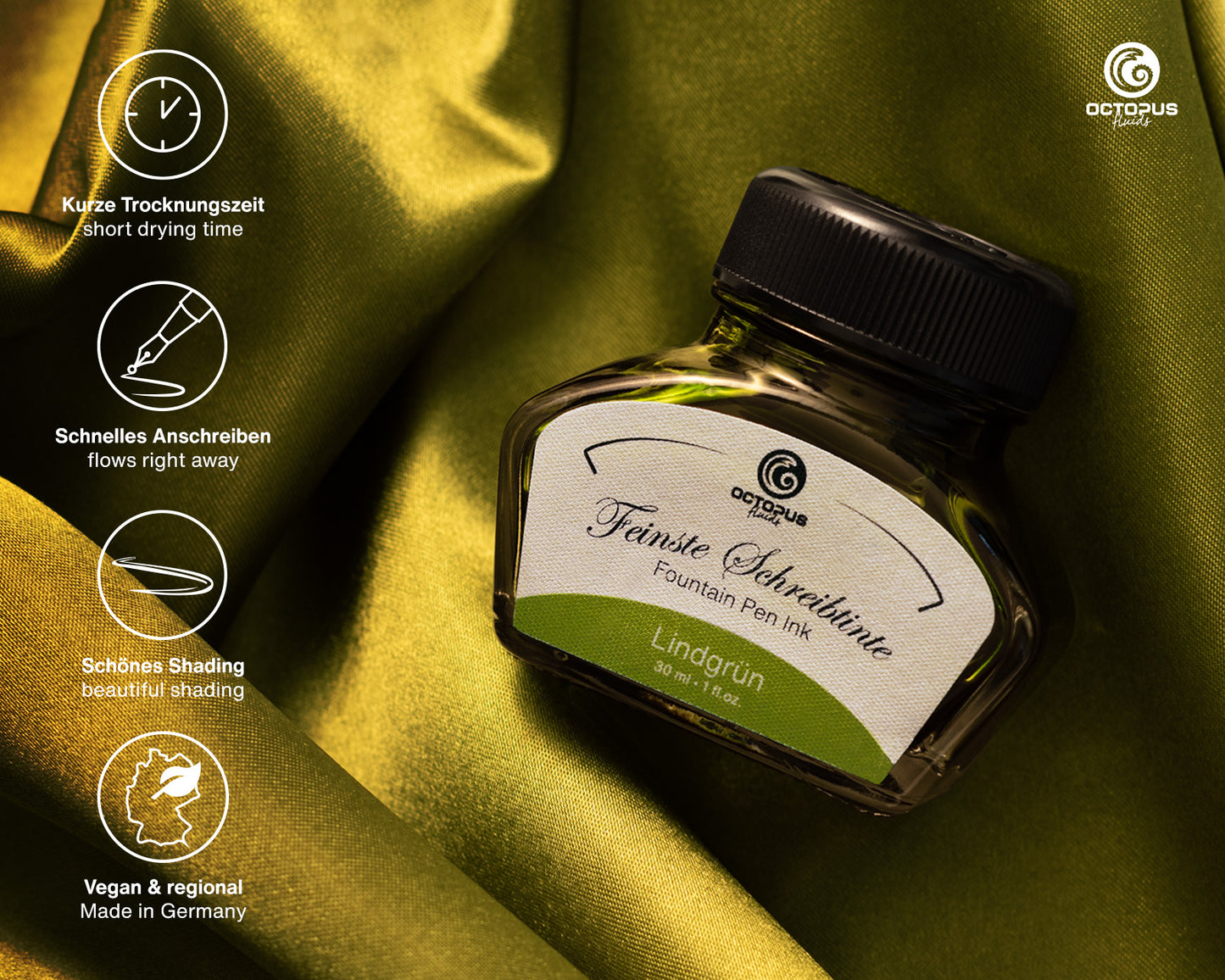 Octopus Fluids Classic Fountain Pen Ink [30ml]