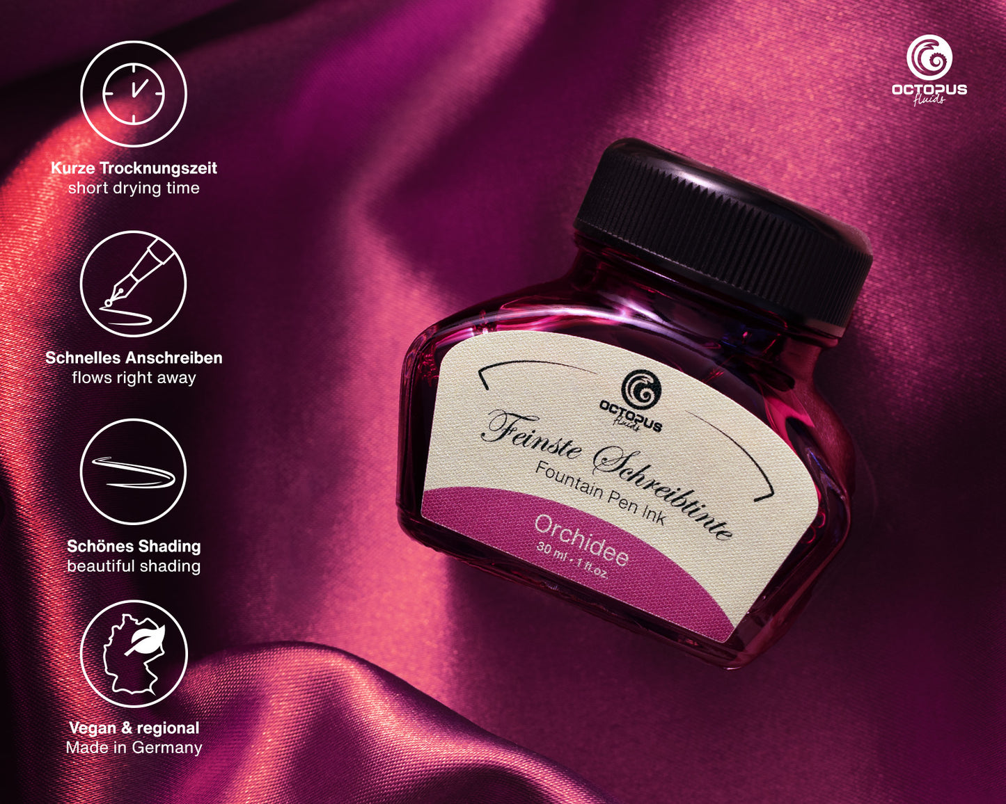 Octopus Fluids Classic Fountain Pen Ink [30ml]