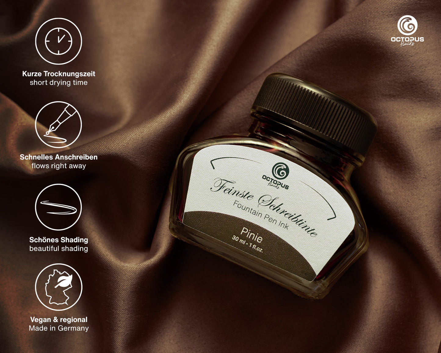 Octopus Fluids Classic Fountain Pen Ink [30ml]
