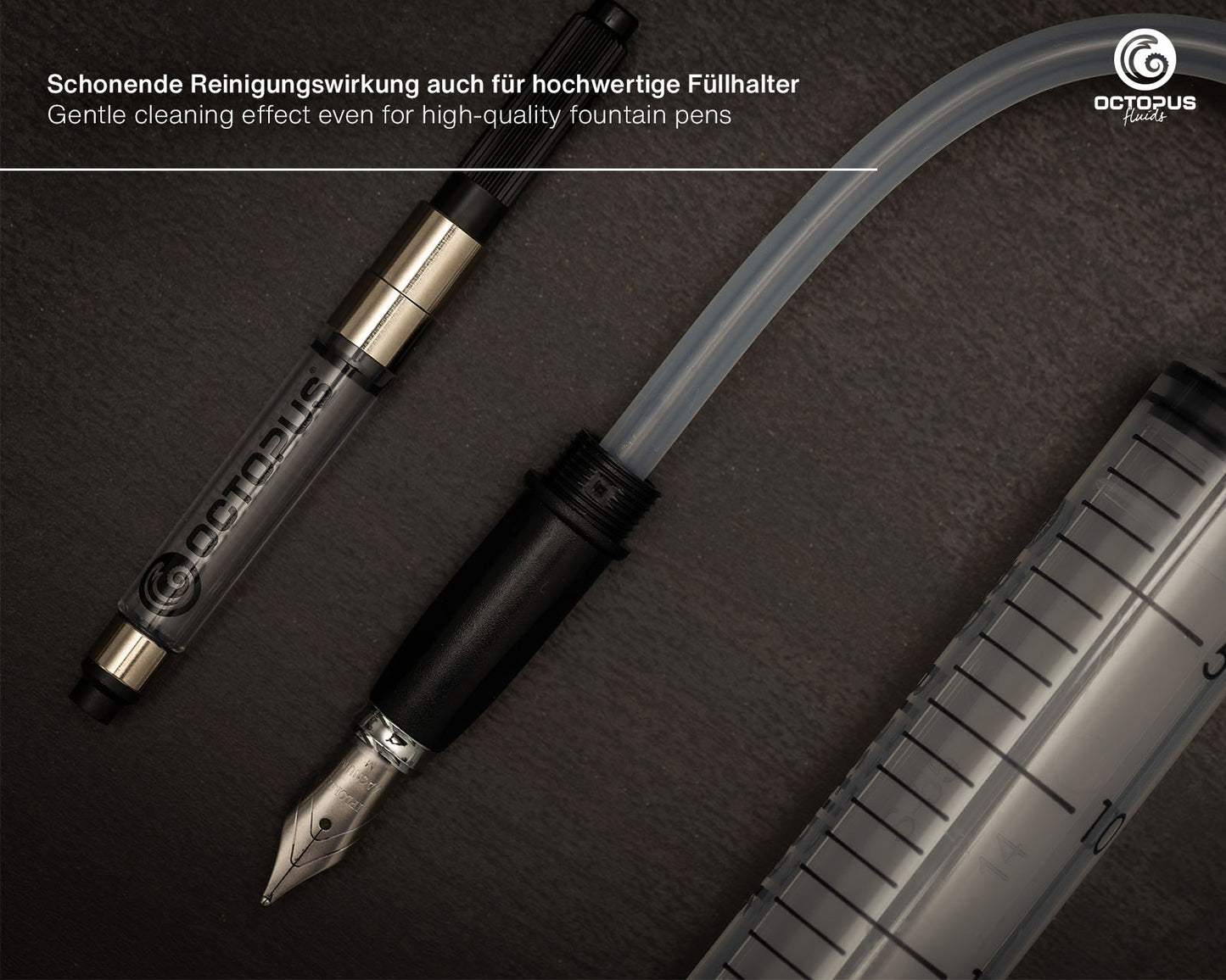 Octopus Fluids Fountain Pen and Ink Cleaner Set [Full Set]