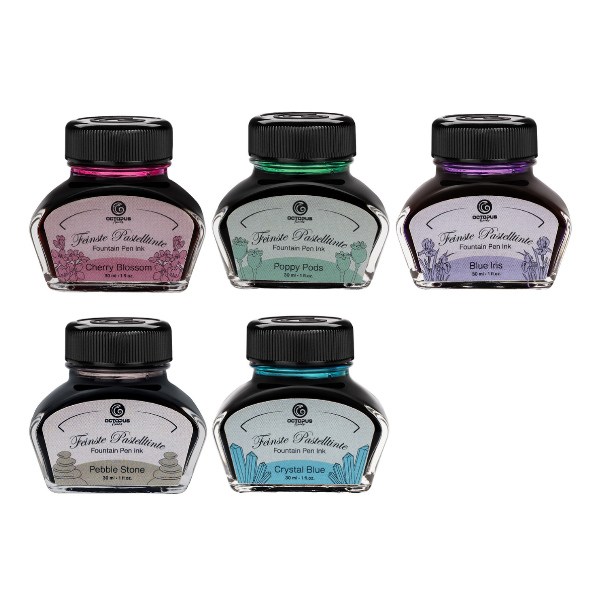 Octopus Fluids Pastel Fountain Pen Ink [30ml]