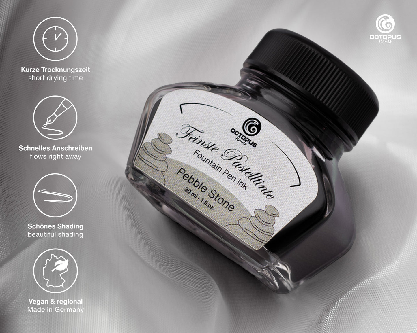 Octopus Fluids Pastel Fountain Pen Ink [30ml]