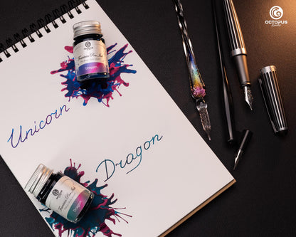 Octopus Fluids Sheen Fountain Pen Ink Set  [6 x 10ml]