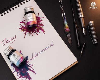 Octopus Fluids Sheen Fountain Pen Ink Set  [6 x 10ml]