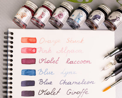 Octopus Fluids Pigement Waterproof Document Proof Write and Draw Ink [6x10ml]