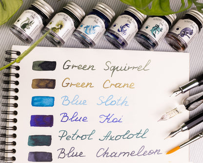 Octopus Fluids Pigement Waterproof Document Proof Write and Draw Ink [6x10ml]