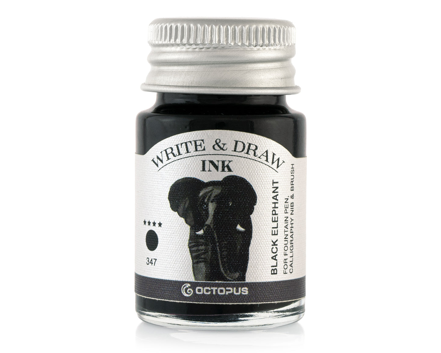 Octopus Fluids Pigmented Waterproof Document Proof Write and Draw Ink [10ml]