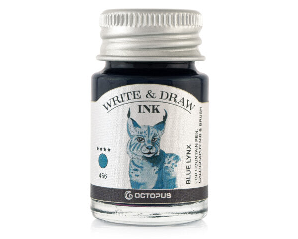 Octopus Fluids Pigmented Waterproof Document Proof Write and Draw Ink [10ml]
