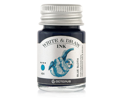 Octopus Fluids Pigmented Waterproof Document Proof Write and Draw Ink [10ml]