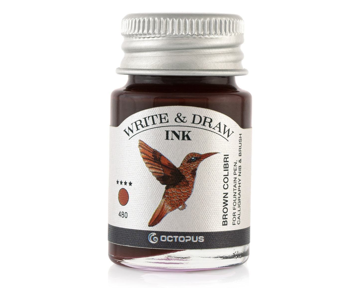 Octopus Fluids Pigmented Waterproof Document Proof Write and Draw Ink [10ml]