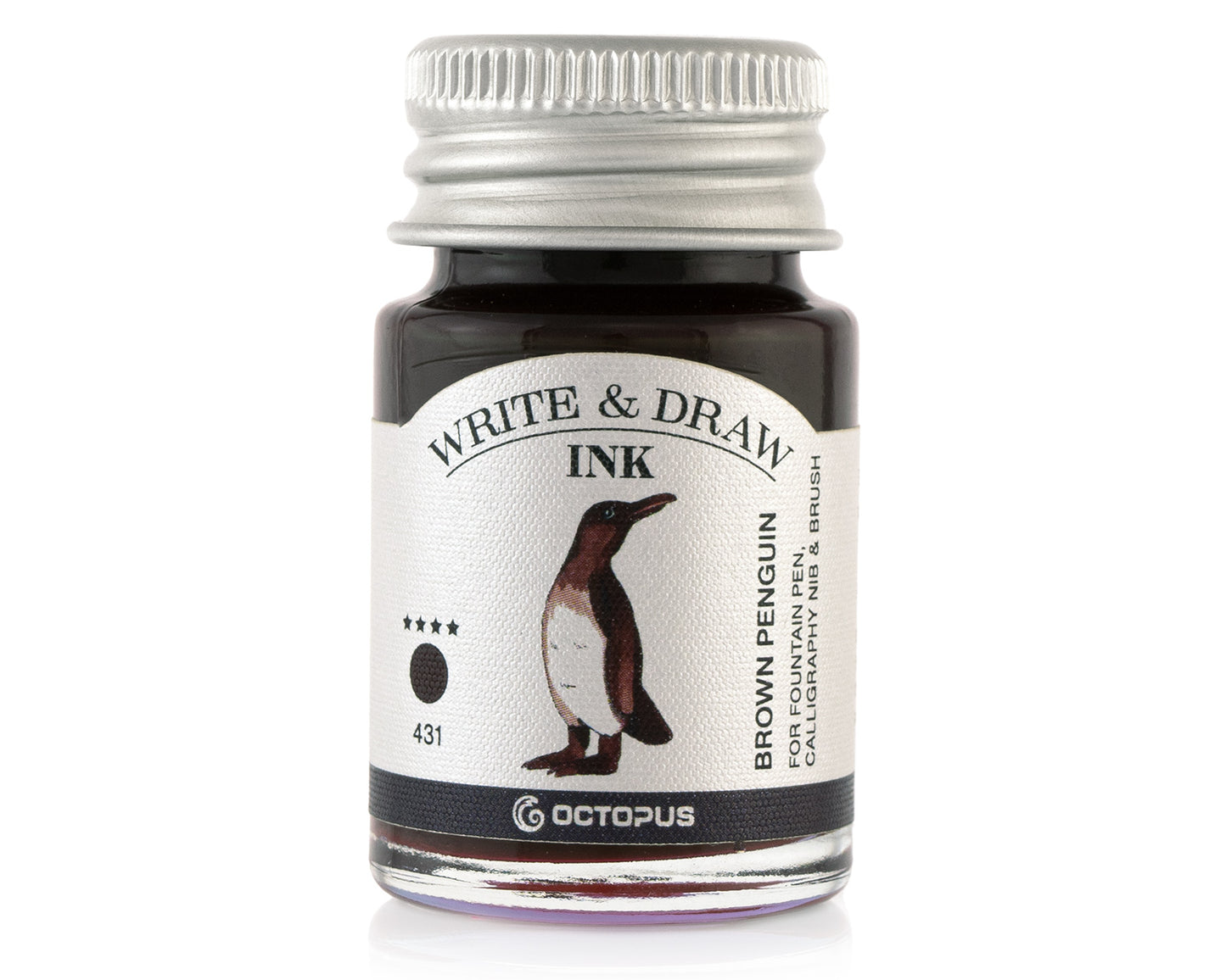 Octopus Fluids Pigmented Waterproof Document Proof Write and Draw Ink [10ml]