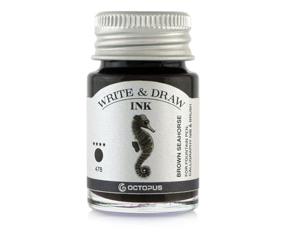 Octopus Fluids Pigmented Waterproof Document Proof Write and Draw Ink [10ml]