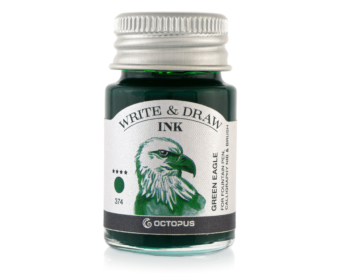 Octopus Fluids Pigmented Waterproof Document Proof Write and Draw Ink [10ml]