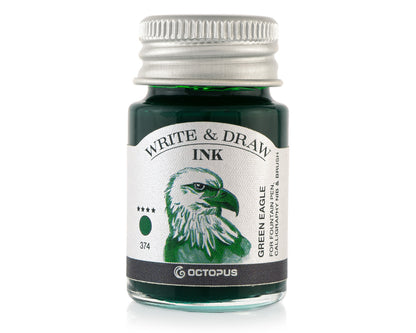 Octopus Fluids Pigmented Waterproof Document Proof Write and Draw Ink [10ml]